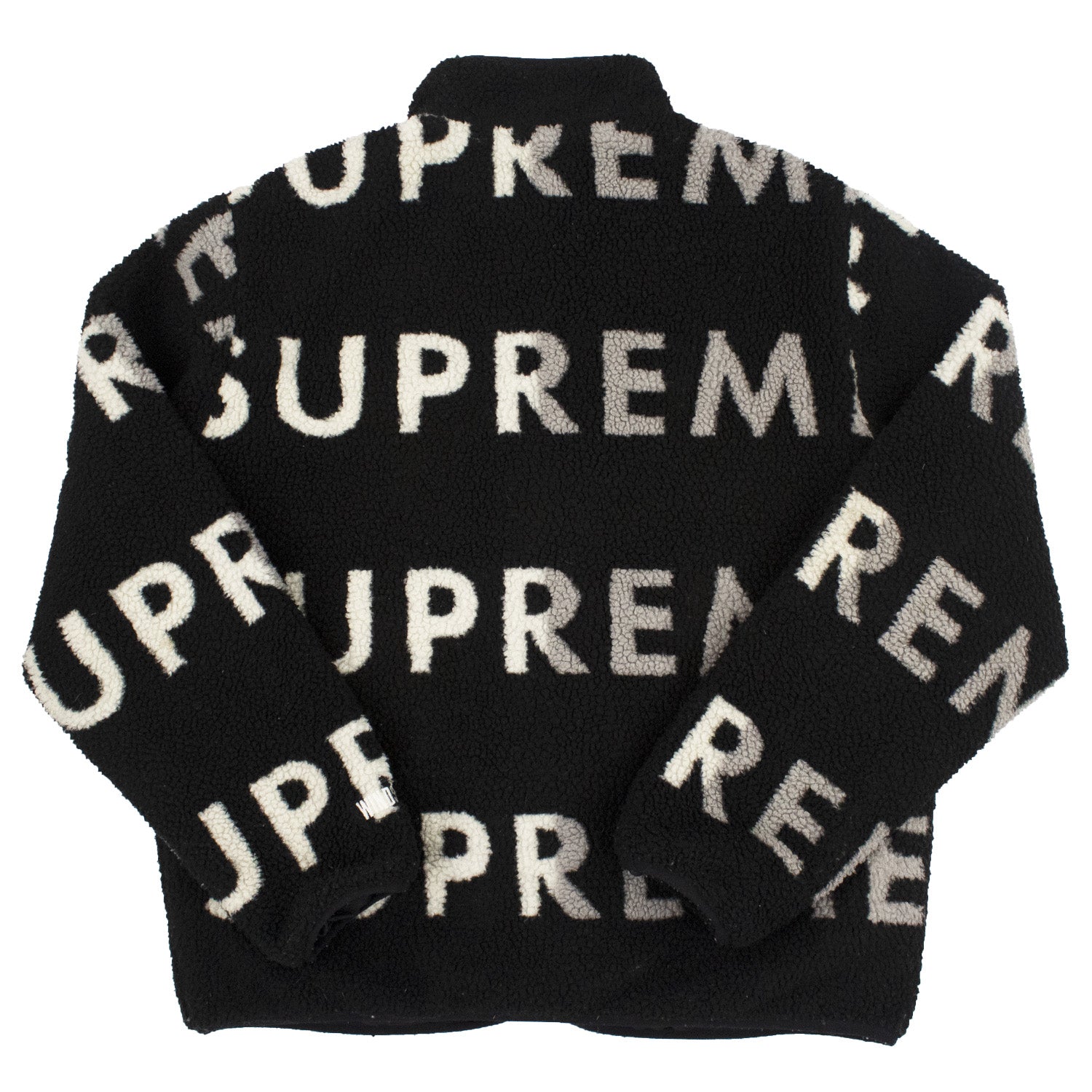 Supreme Supreme Supreme Reversible Logo Fleece Jacket Black M