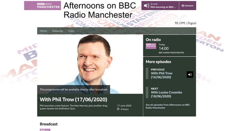 Phil Trow on BBC Radion Manchester