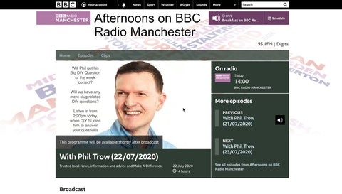 Phil Trow on BBC Radio Manchester