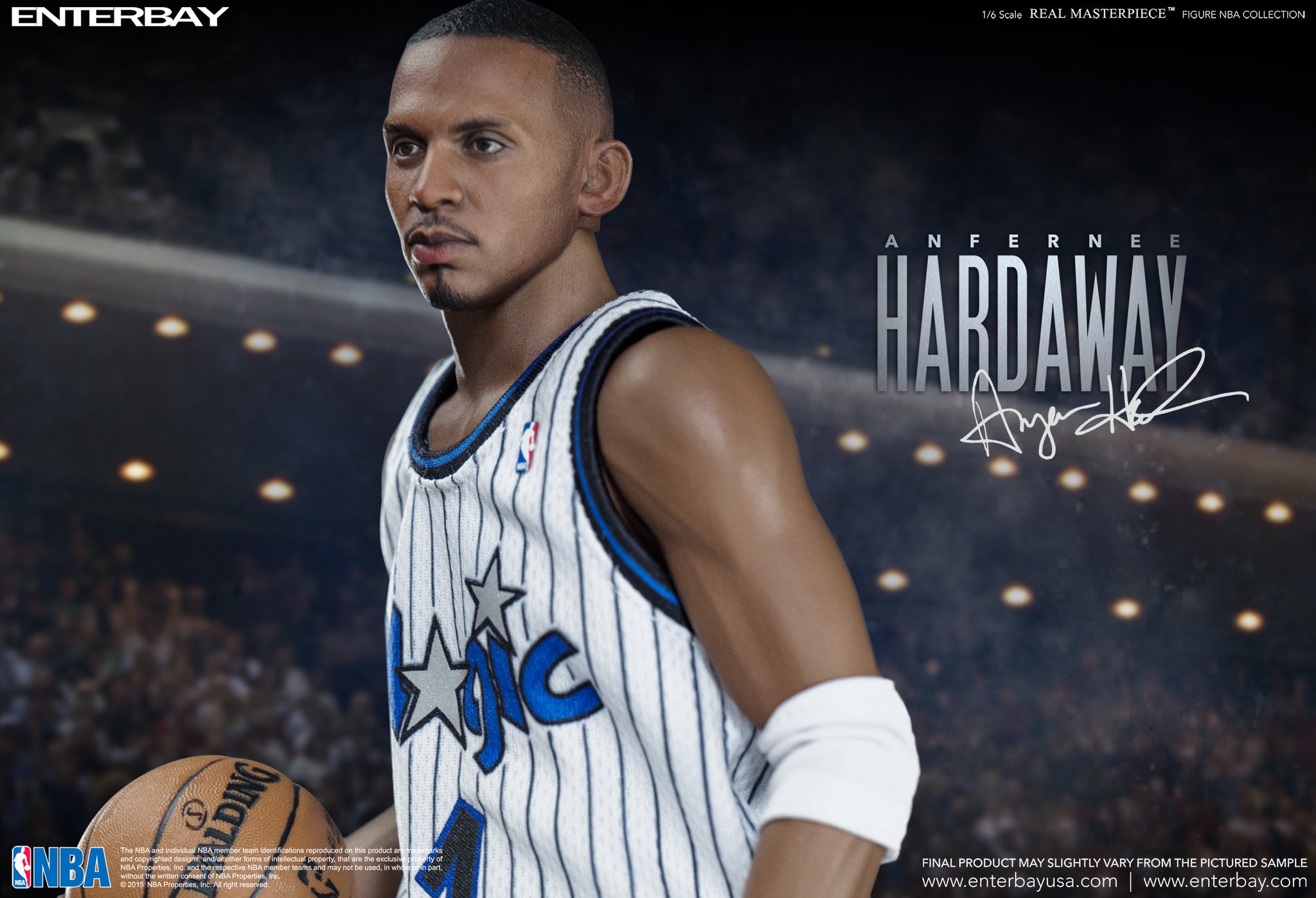 real masterpiece: nba collection c anfernee penny hardaway 1/6