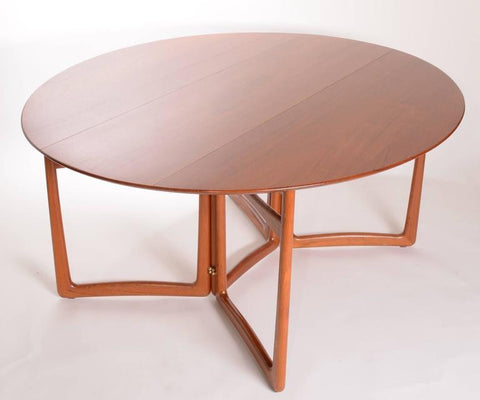 Drop Leaf Dining Table by Hvidt and Molgaard-Nielsen