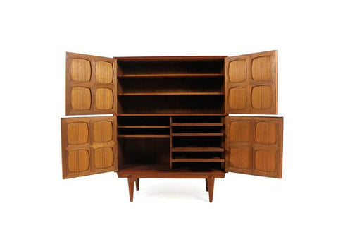 Rastad & Relling Graphic Sideboard, Interior. 