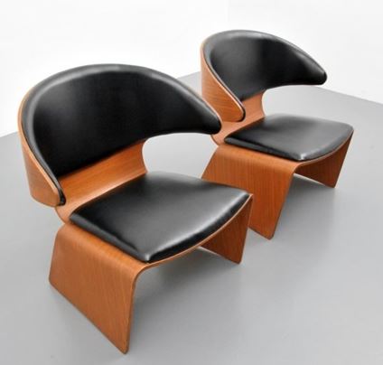 Hans Olsen Bikini chair, Front View. Image from Artnet.