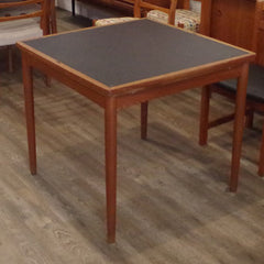 Hundevad Dining Table, Reversible Top, Card Playing Surface Showing