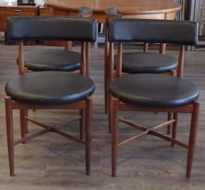 Kofod-Larsen African Teak Dining Chairs, sold by Vintage Home Boutique 