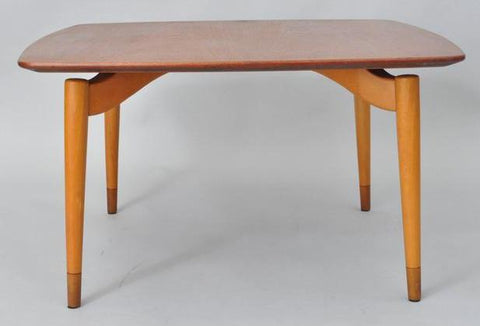 Grete Jalk Coffee Table with Curved Legs, via 1stdibs