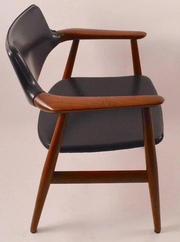 Rosewood and Leather Armchair by Grete Jalk, from 1stdibs