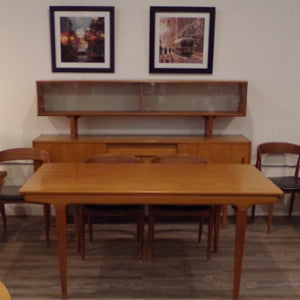 Johannes Andersen Solid Teak Dining Table with Draw Leaves at VHB