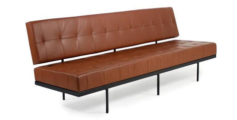 Florence Knoll Cognac Leather Daybed