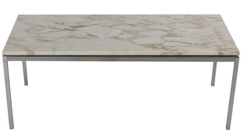 Florence Knoll Marble-Topped Cocktail Table
