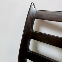 Closeup of Back of Moller Model 78 Chair