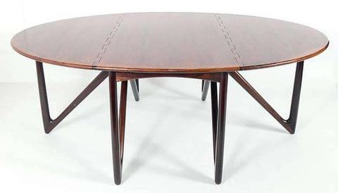 Kurt Ostervig Folding Dining Table