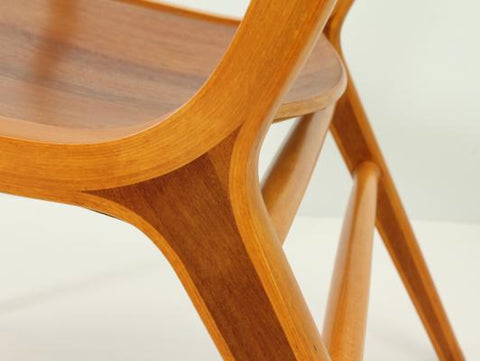 Closeup of AX Chair by Hvidt and Molgaard-Neilsen