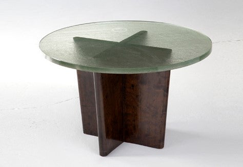 Greta Grossman Glass-Topped Coffee Table