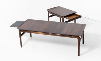 Rosewood Coffee and Side Tables by Hvidt and Molgaard-Nielsen