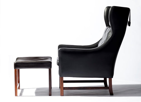 Fredrik Kayser Model 965 High Back Armchair. 