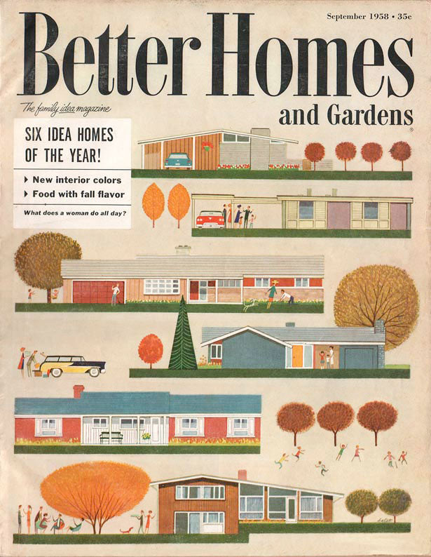 Vintage Better Homes & Gardens Photo--Mid Century Modern