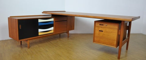 Arne Vodder Desk and Sideboard