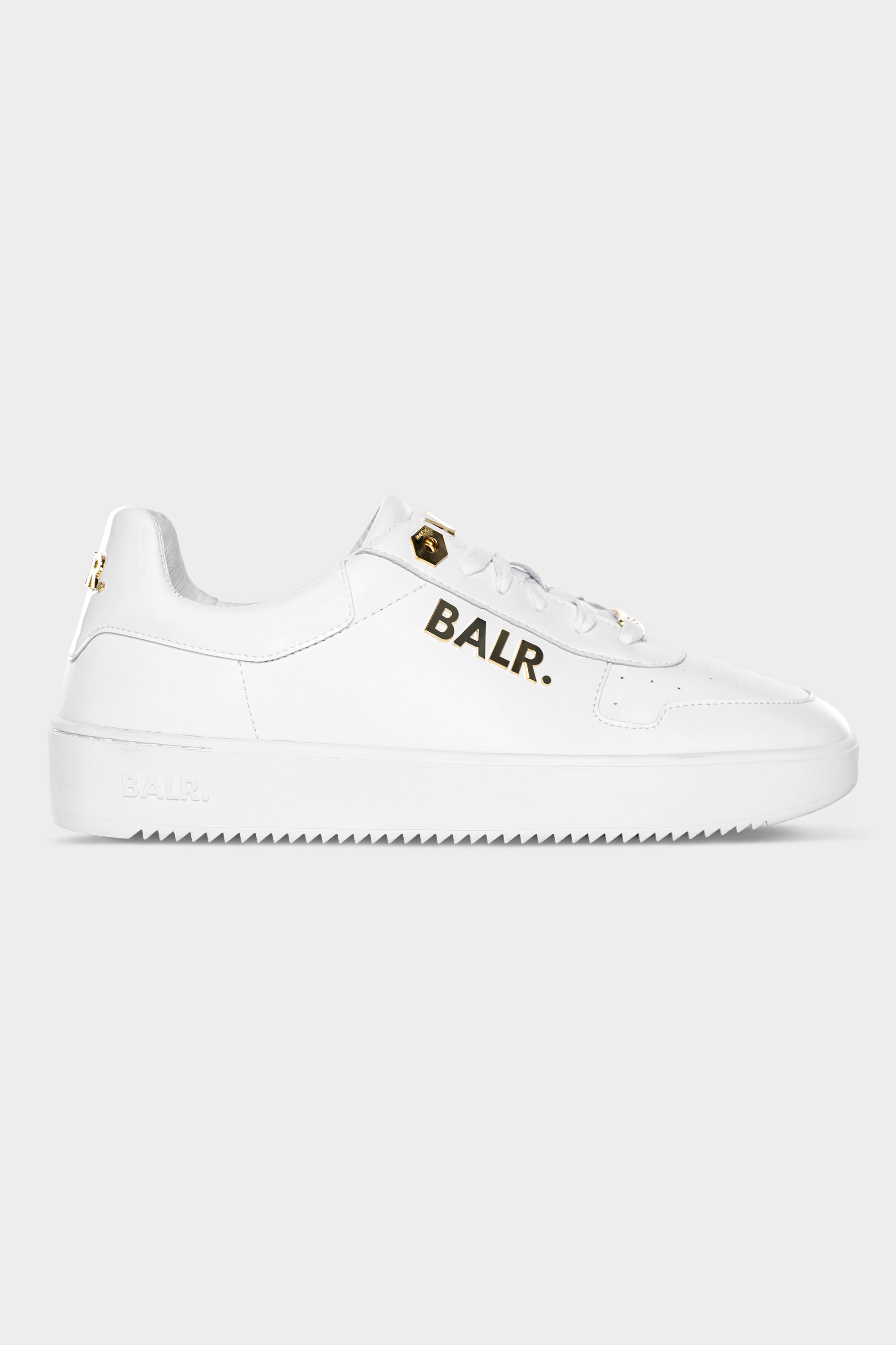 Metal Logo Sneakers Men White/Gold – BALR.