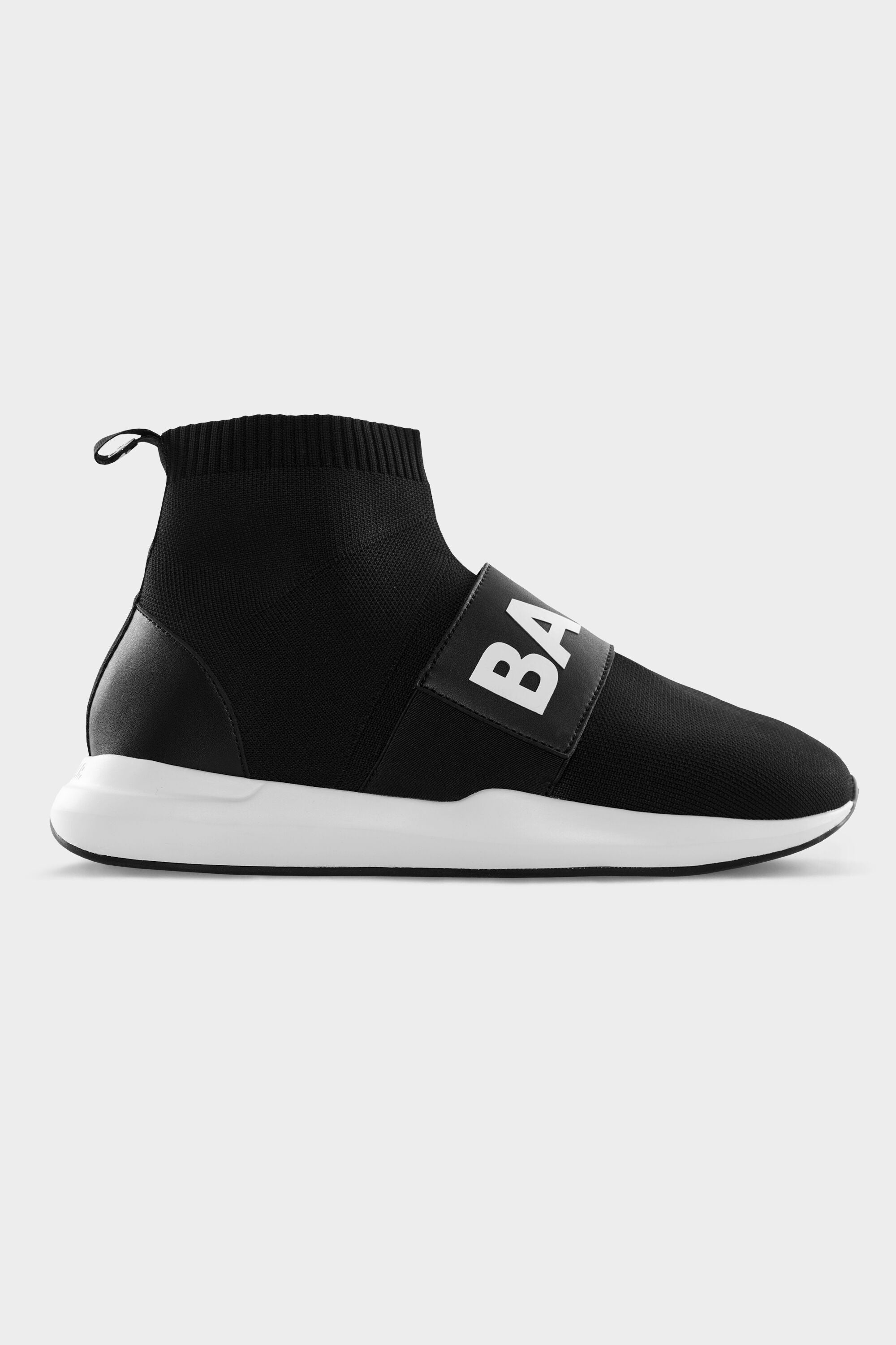 black sock sneaker