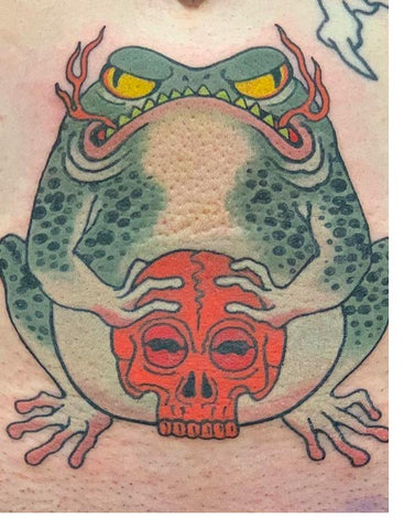 Tatouage Crapaud