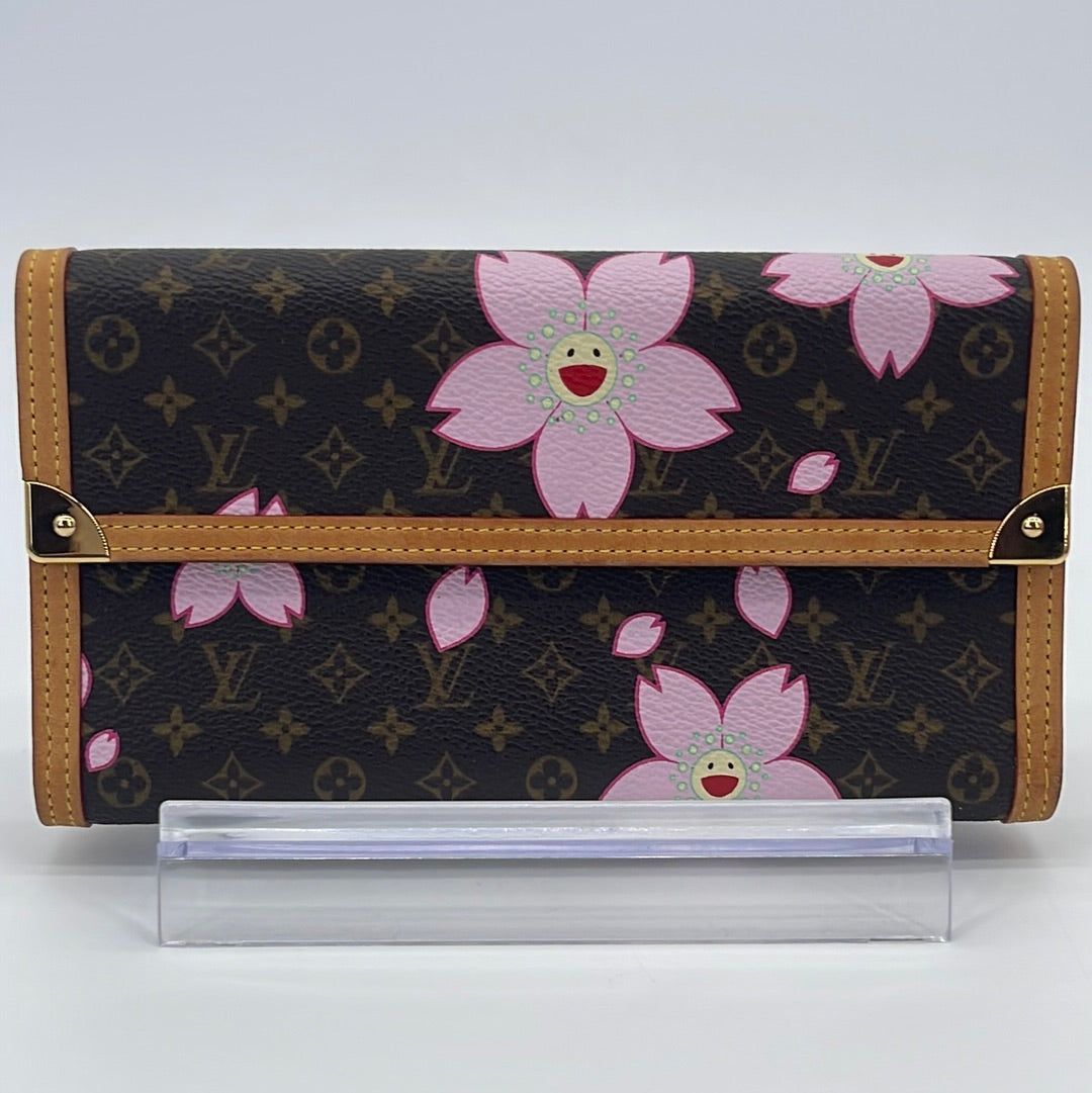 Louis Vuitton Murakami Flowers Monogram GM Takashi Wallet LV-0813N