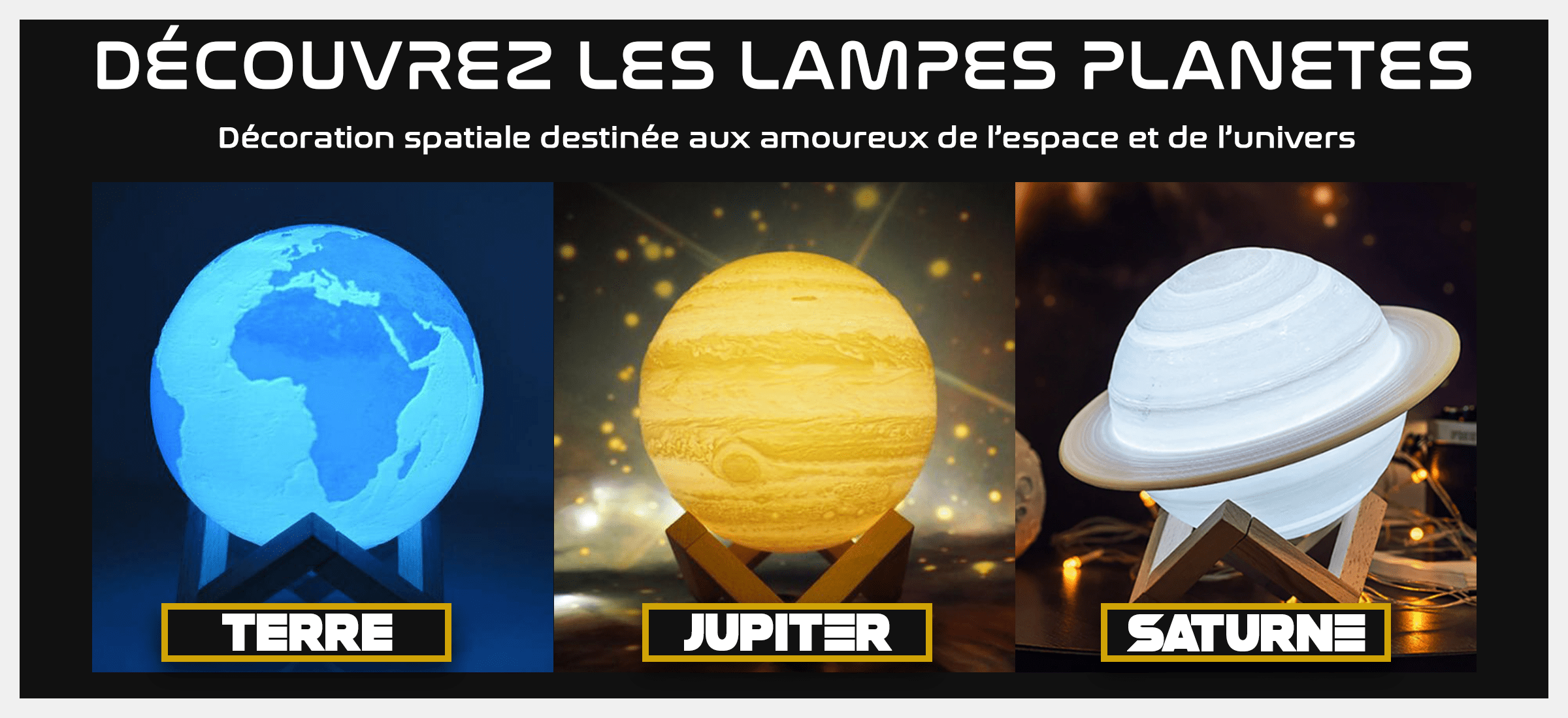 lampes planetes