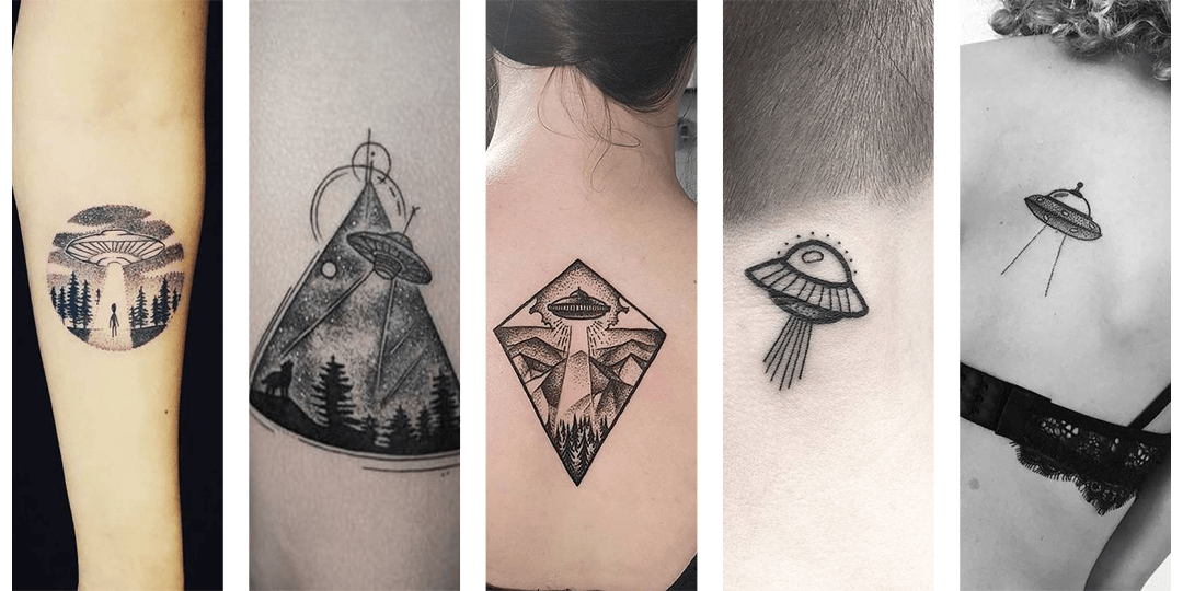 tatouage ovni extraterrestre