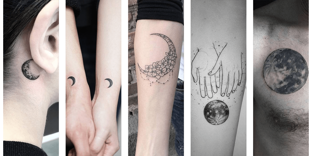 tatouage lune