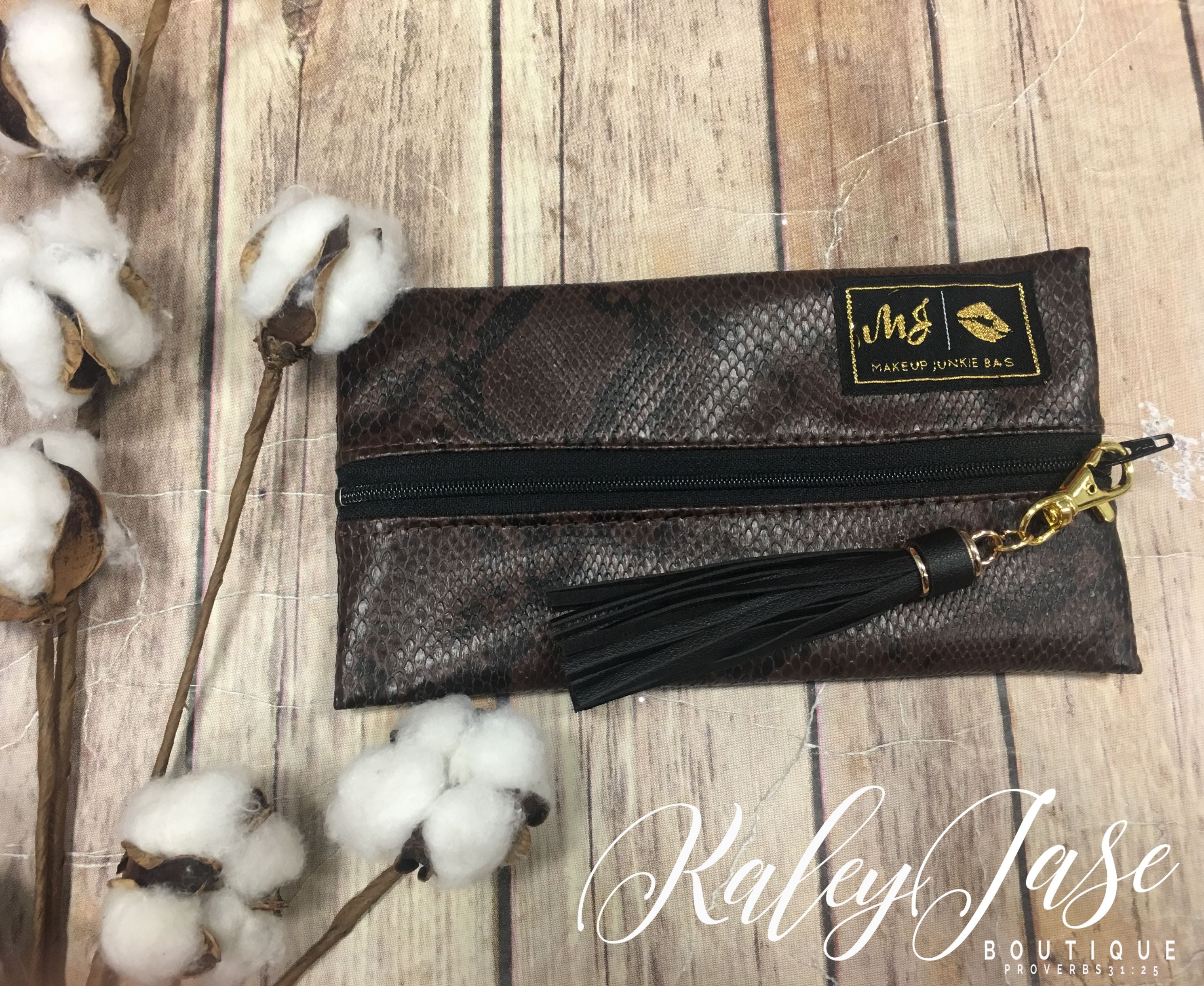 Python Makeup Junkie Bag