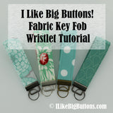 Fabric Key Fob Wristlets