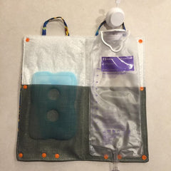 Insulated Feeding Tube Bag Cover with KAM Plastic Snaps