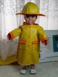 Yellow Doll Rain Slicker with KAM Plastic Snaps