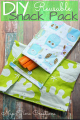 Reusable Snack Pack with KAM Plastic Snaps
