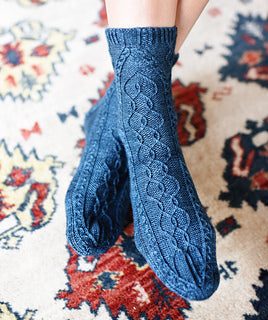 Hunter Hammersen Silk Road Socks Gordes