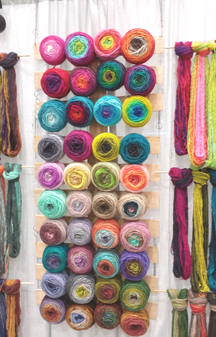 Freia yarns at Crazy for Ewe 