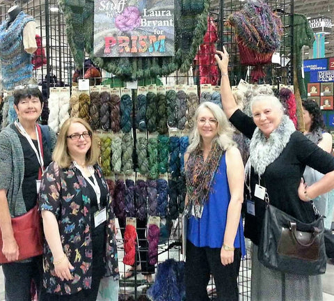 Crazy for Ewe at the Prism Yarns booth TNNA 2016