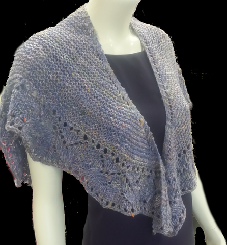 Noro Tokonatsu wrap on model