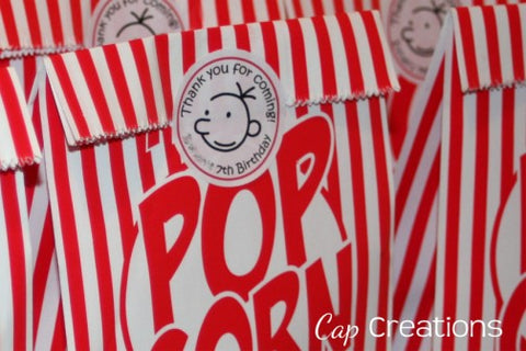 Diary of a Wimpy Kid Party Tags