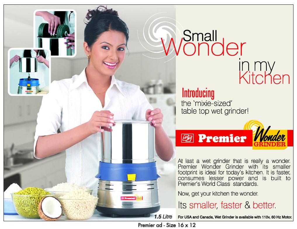 Premier Wonder Wet Grinder 1.5 Litres Online USA