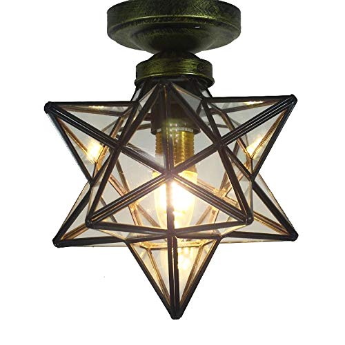 star ceiling mount light fixture