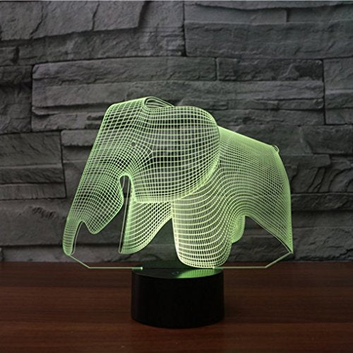 elephant illusion lamp