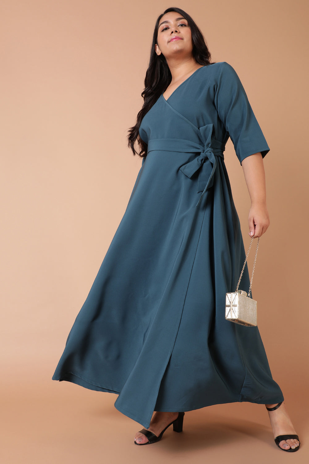 Buy Size Emerald Cocktail True Maxi Dress Online For