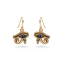 Eye of Horus Earrings w/ Lapis
