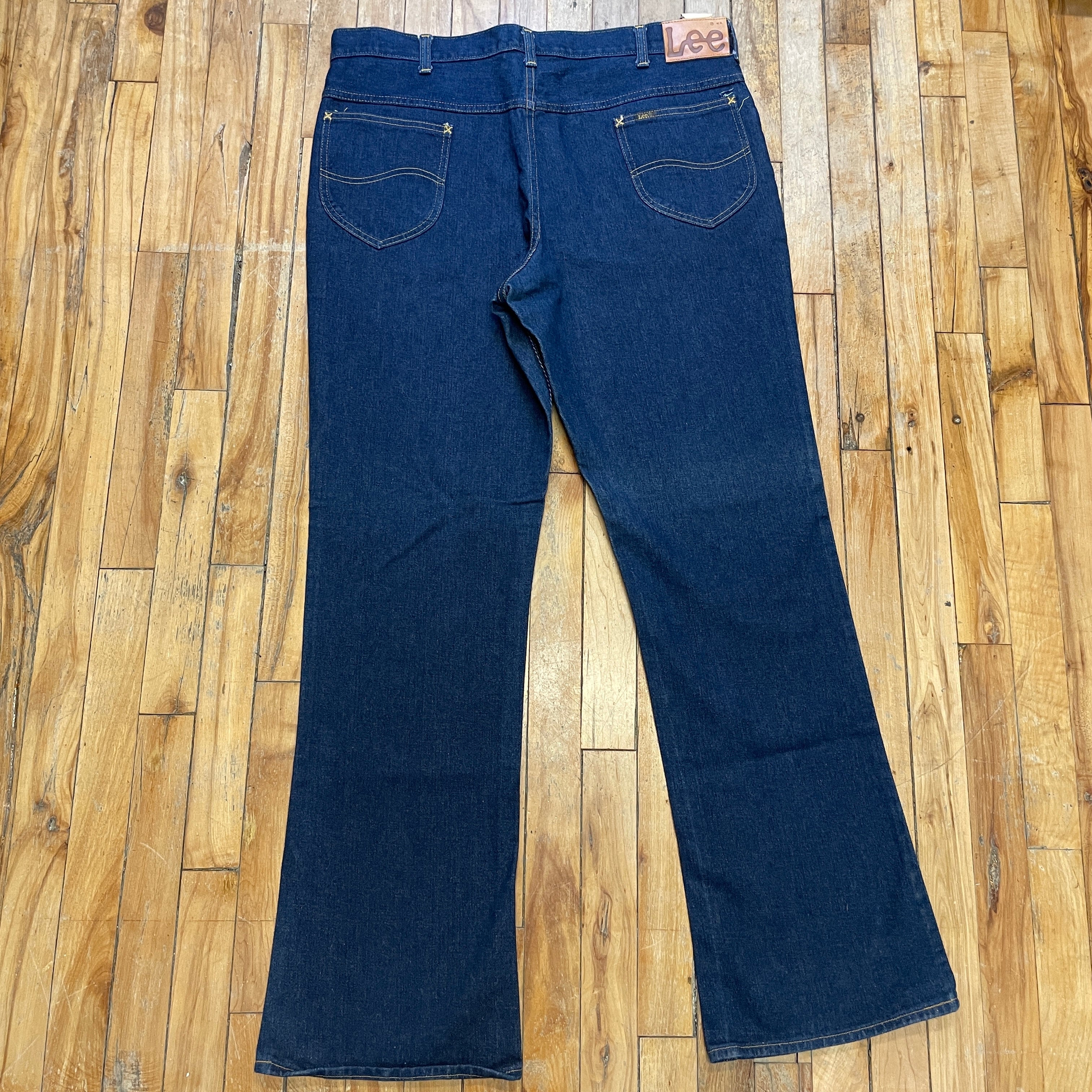 Amazing Deadstock Vintage Lee Deep Wash Jeans Union Made in Canada 40