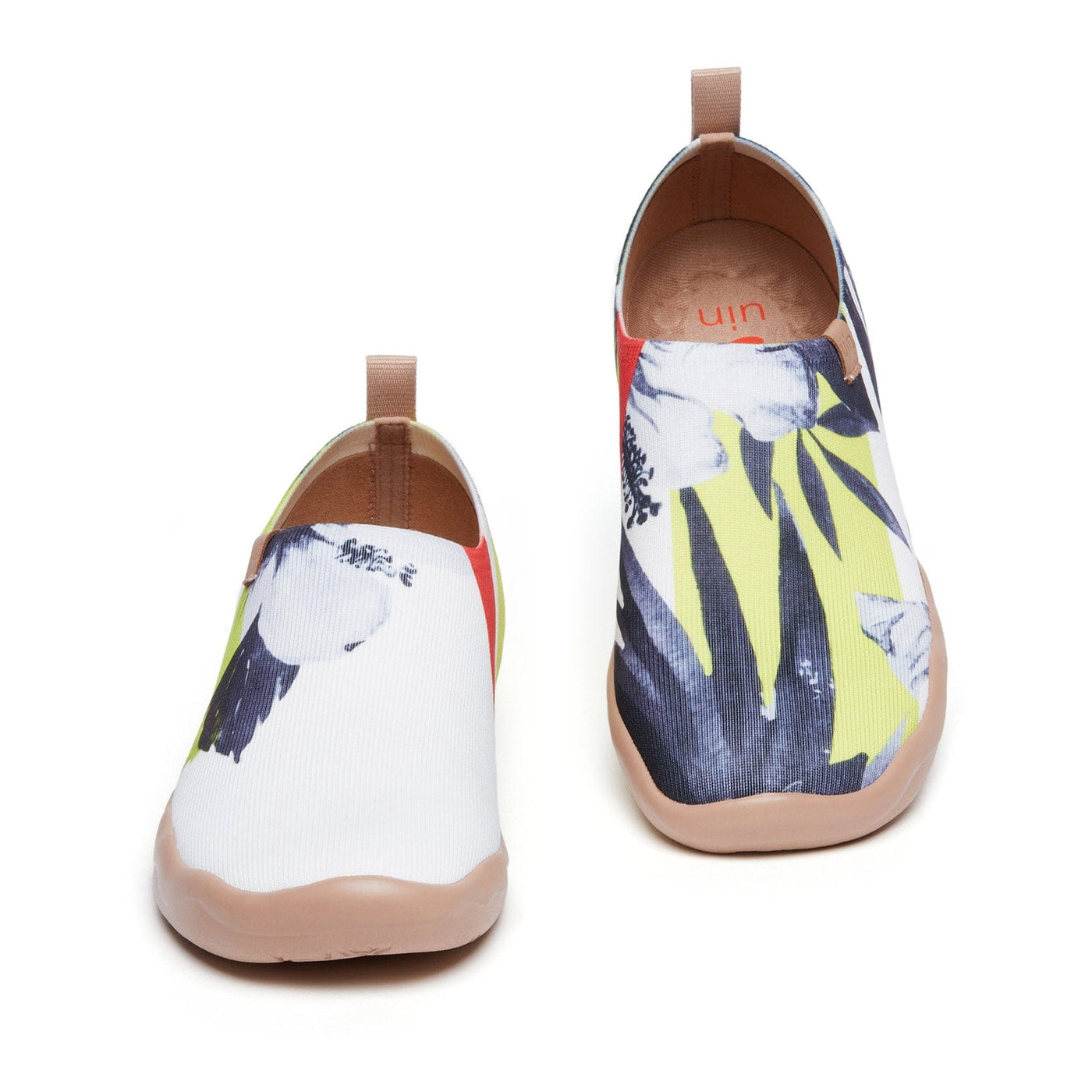 UIN Footwear Women Hibiscus in Full Bloom Toledo I Women Canvas loafers
