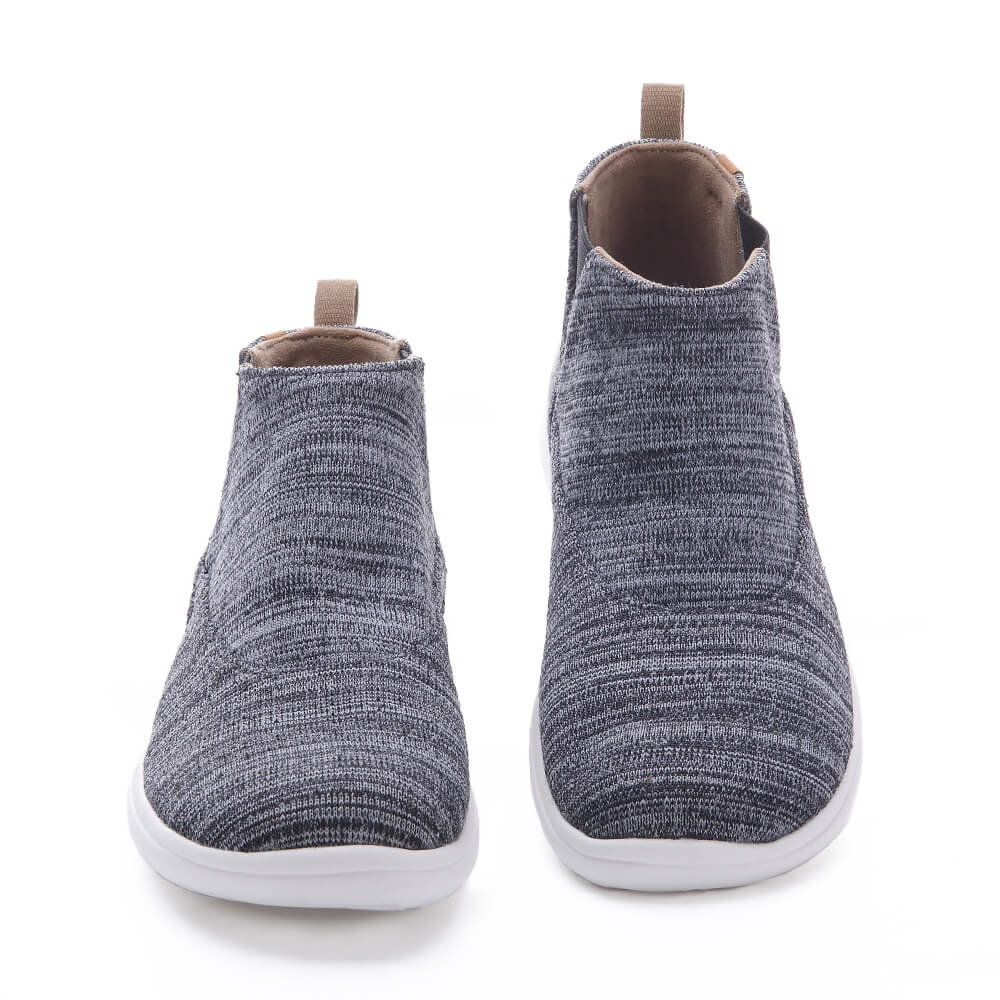UIN Footwear Women Tengwu Grey Canvas loafers