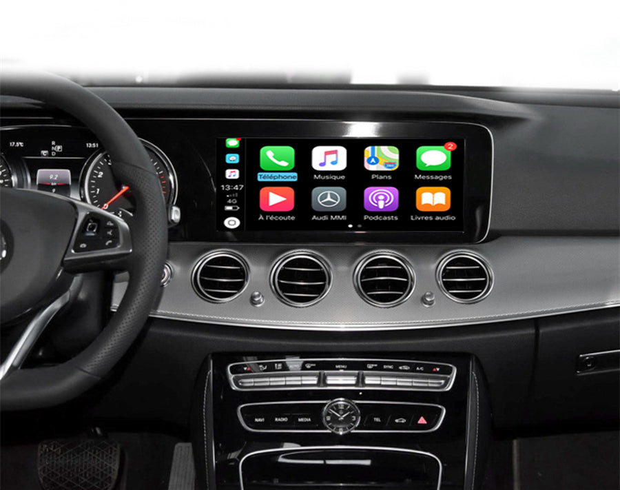 Aftermarket Wireless Apple CarPlay Retrofit for Mercedes E