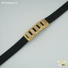 Freeman Dazzling Silicone Golden Bracelet for Men- FMB10