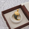 FreemenSun nail pendantn with gold plated for Men - FMGP62